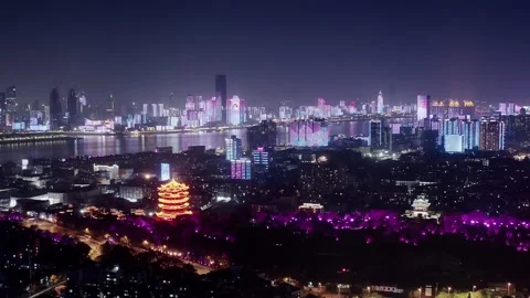 Time Lapse Of The Wuhan City Video stock 201307139