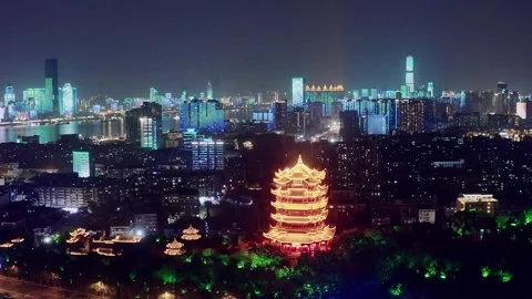 Time Lapse Of The Wuhan City Stock Footage 201307362