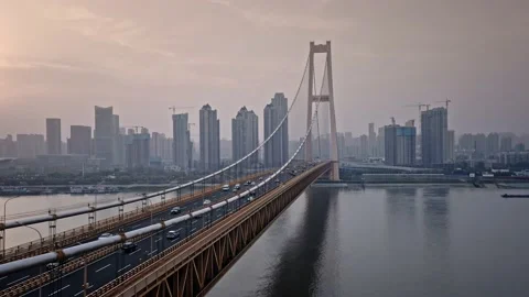Time Lapse Of The Wuhan City Stock Footage 201316192