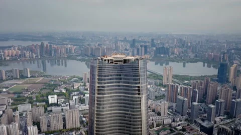 Time Lapse Of The Wuhan City Video stock 201316857