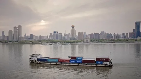 Time Lapse Of The Wuhan City Stock Footage 201317334