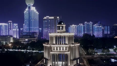 Time Lapse Of The Wuhan City Stock Footage 201318941