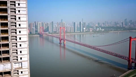 Time Lapse Of The Wuhan City Stock Footage 201324857