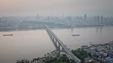 Time Lapse Of The Wuhan City Stock-Footage 201325066