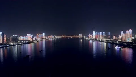 Time Lapse Of The Wuhan City Stock Footage 201326189