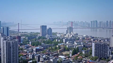 Time Lapse Of The Wuhan City Stock Footage 201337432