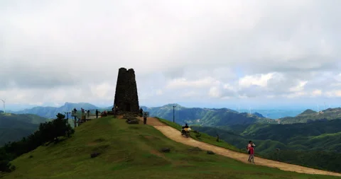Time lapse of Yangtian lake wind farm Видео 295599429