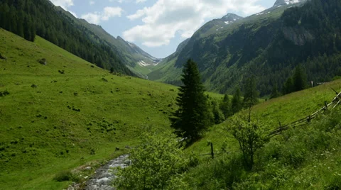 Time lapse of Zillertal Alps cloudscape Vídeo Stock 34681226