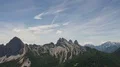 time lapse zoom clouds at bosconero mountain group dolomites 4k or 4k+ Resolution