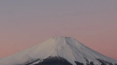 Time lapse zoom out of Mt Fuji, Japan 库存影片 54622246