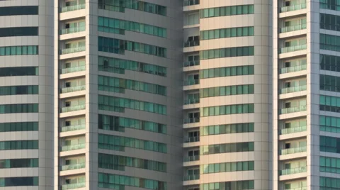 Time lapse zoom out on skyscraper office building day to night Vídeo Stock 53756059