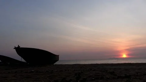 Time lapsed sunrise  Stock Footage 145314066