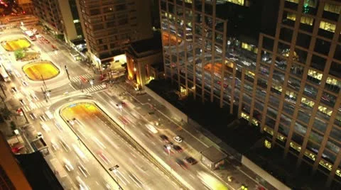 TIME LAPSES PAULISTA Video stock 8955058