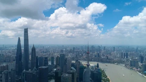 Time lapse:shanghai skyline and cloud Vídeos de archivo 106719472