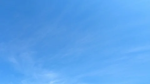 Time lapse,sky beautiful cloud scape white fluffy clouds over blue sky. Stock Footage 100698175
