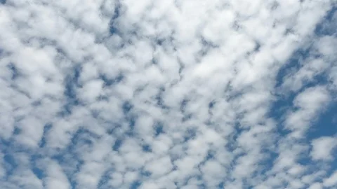Time lapse,sky beautiful cloud scape white fluffy clouds over blue sky. Stock Footage 113185261