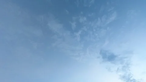 Time lapse,sky beautiful cloud scape white fluffy clouds over blue sky. Stock Footage 118131017