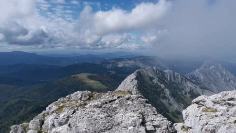 Time lapse.Views of the Anboto crest Stock Footage 139733136