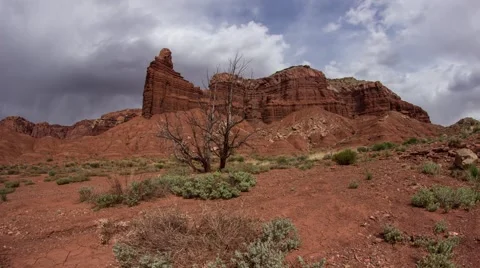 Time laspe of storm approaching Video stock 40711113