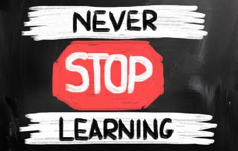 Time to learn concept Stock Illustration