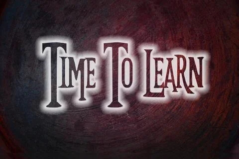 Time to learn concept Stock Illustration