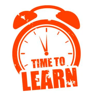 Time to Learn Stock Illustration