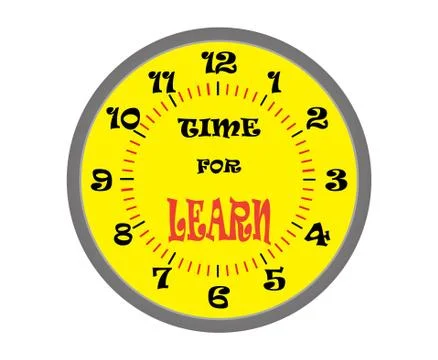 Time for learn Stock Illustration