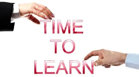 Time to learn words Stock-Fotos