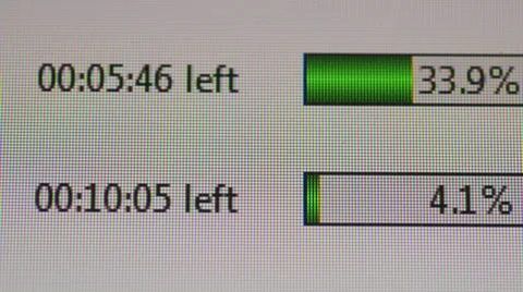 Time left to upload complete Stock Footage 37939784