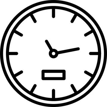 Time Line Icon Design Stock Illustration