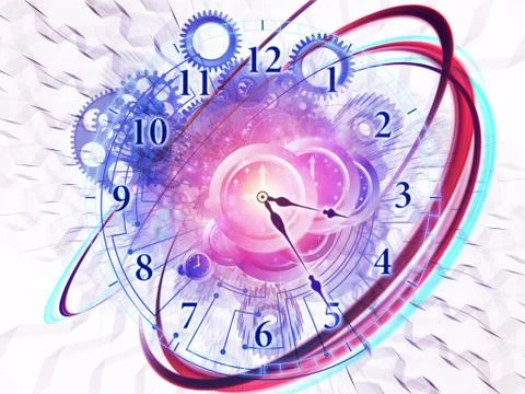 Time loop Illustrazione stock