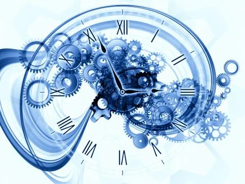 Time loop Illustrazione stock