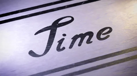 "Time". looping. Stock Footage 39685850