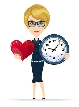 Time to love Stock Illustration
