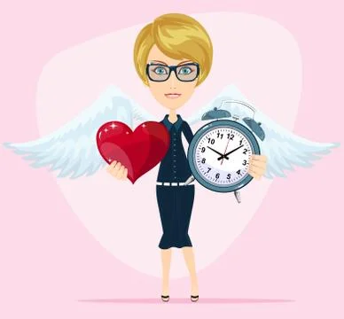 Time to love. Stock Illustration
