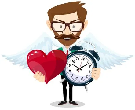 Time to love Stock Illustration