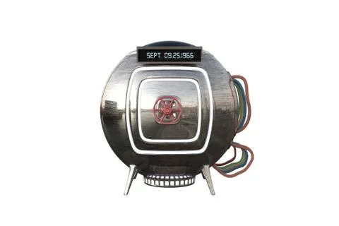 Time machine capsule Stock Illustration