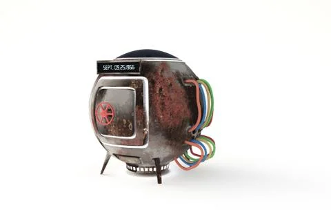 Time machine capsule Stock Illustration