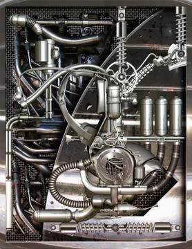 Time machine Stockillustratie