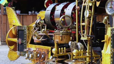 Time machine in operation to overcome time and space Stock Footage 196793718