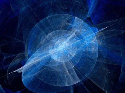 Time machine in space background Stock Illustration