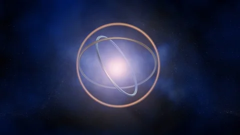 Time machine , time travel device . 3d animation Stock Footage 118917545