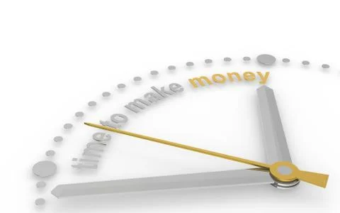 Time to Make Money Stock Illustration