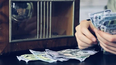 Time to make some money. Close up Stock Footage 107016319