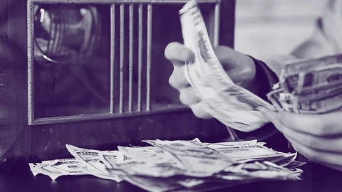 Time to make some money. Close up Stock Footage 107016797