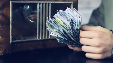 Time to make some money. Close up Stock Footage 107016825