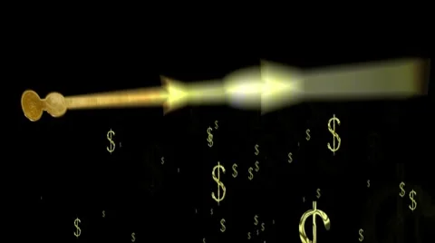 Time makes money (us ＄） Video stock 8949429