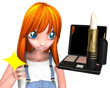 Time of making up Stock Illustration