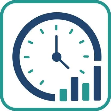 Time management and project deadline icon Stock Illustration
