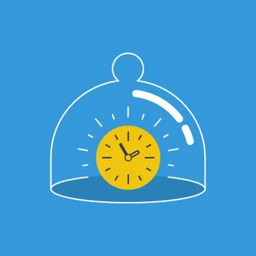 Time management and reservation concept Stock Illustration